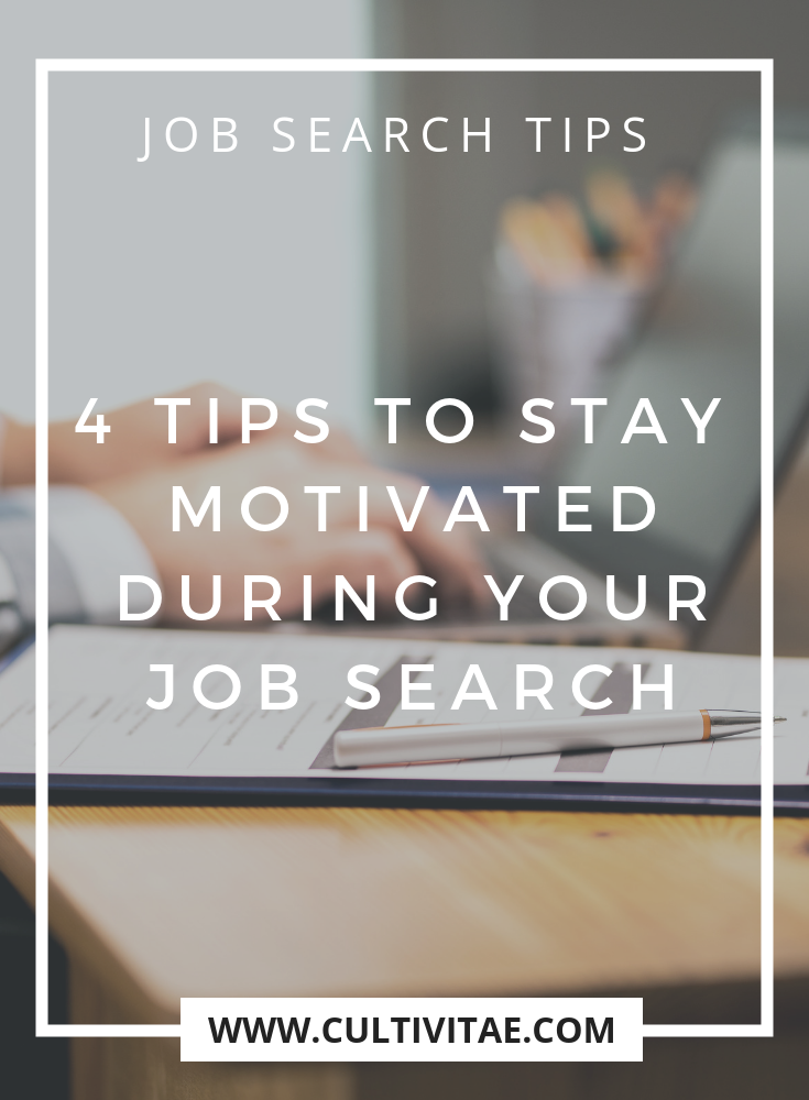 how to stay motivated during your job search