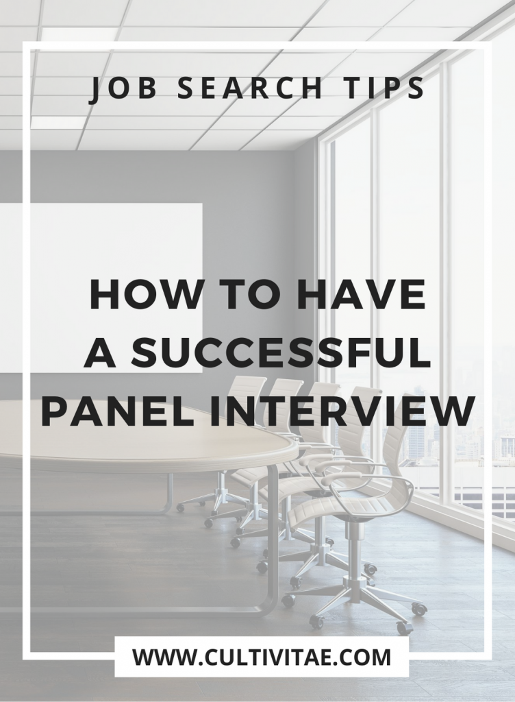 how to set yourself up for a successful panel interview