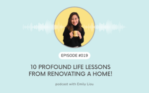 10 Profound life lessons from renovating a home! H019