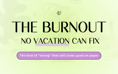 The burnout no vacation can fix