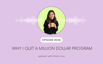 Why I quit a million dollar program